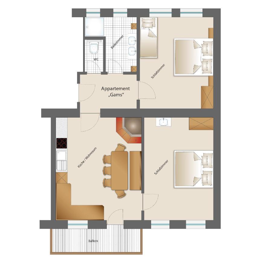Lili'S Appartements Fiss Zewnętrze zdjęcie